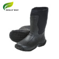 Botas de borracha neoprene preta para homens